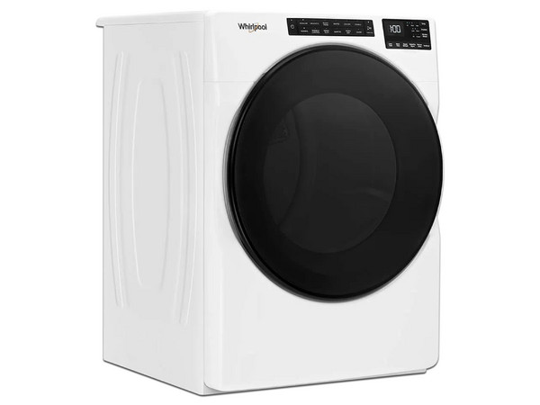 Secadora Whirlpool, Gas natural, Carga frontal 23 kg, AutoDry, color blanco.