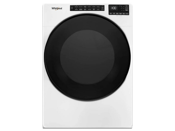 Secadora Whirlpool, Gas natural, Carga frontal 23 kg, AutoDry, color blanco.