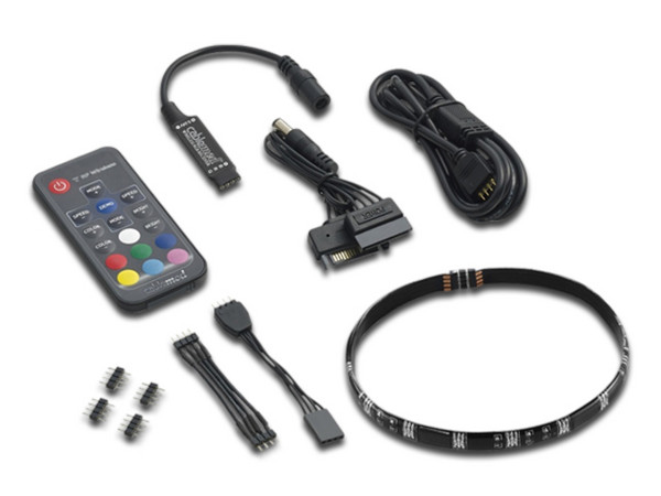 Kit de iluminación LED RGB CableMod WideBeam, Magnético, Tira de 30cm.