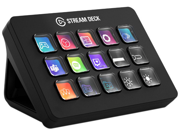 Teclado Elgato Stream Deck MK.2, 15 Teclas, Alámbrico, Conexión USB, Color Negro.
