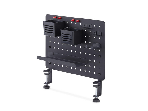 Soporte de Escritorio StarTech.com: Con Tablero Organizador Perforado y Abrazadera, Incluye Ganchos, Imanes, Estante y Cajas.
