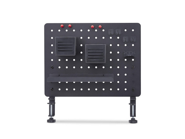 Soporte de Escritorio StarTech.com: Con Tablero Organizador Perforado y Abrazadera, Incluye Ganchos, Imanes, Estante y Cajas.