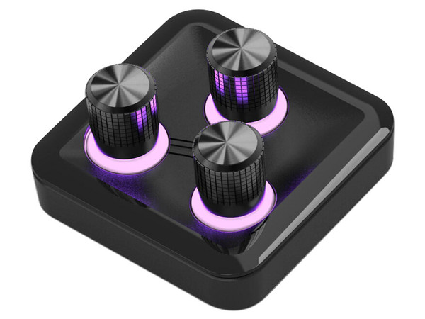 Modulo Cooler Master MHDD01AA22, 3 Perillas, Compatible con Teclado MasterHub, Color Negro.