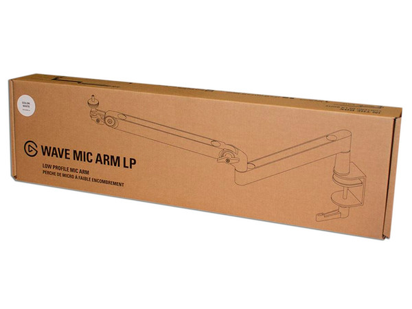 Brazo para Micrófono Elgato Wave Mic Arm LP, Alcance horizontal hasta 740mm. Color Blanco.