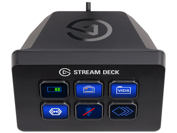 Controlador de transmisión Elgato Stream Deck Mini 10GAI9901, USB 2.0, 6 botones LCD, compatible con: Windows 10 y MacOS 10.11.