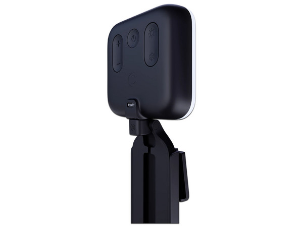 Logitech Luz Premium para Streaming, LED de Espectro Completo, 250 Lúmenes, Temperatura Ajustable 2700K a 6500K.