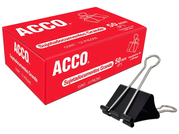 Sujeta Documentos ACCO Brands Grande, 50mm (2