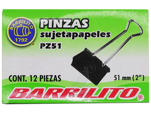Sujeta Documentos Barrilito 51mm (2