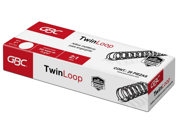 Arillo Metálico GBC TwinLoop, de 1