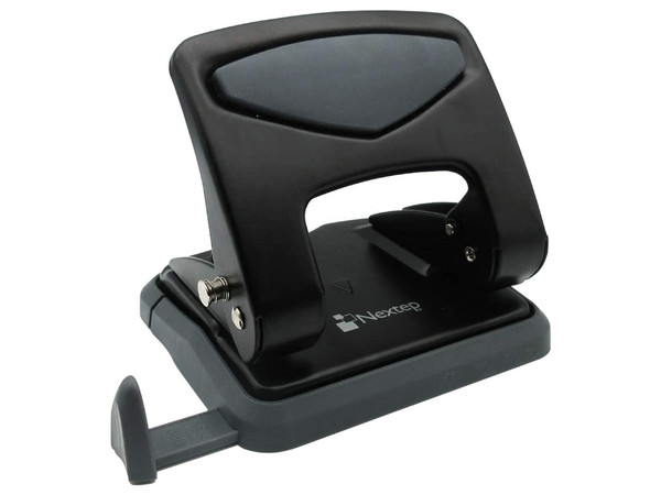 Perforadora Nextep 2 Orificios 8cm Soft Grip 40 Hojas.