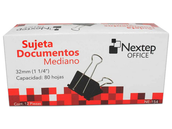  Sujeta Documentos Nextep Mediano, 32mm (1 1/4