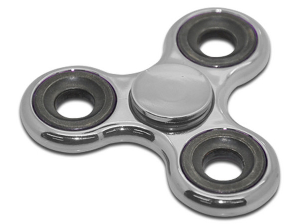 Fidget Spinner Brobotix 170519-16. Color Plateado.