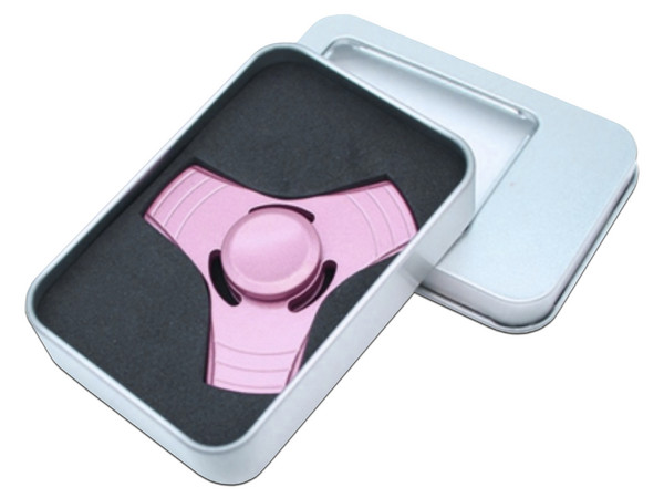 Fidget Spinner BRobotix. Color Rosa Metálico.