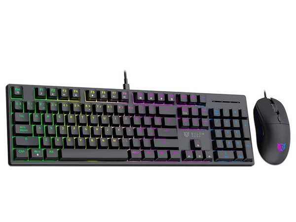 Kit Teclado y Mouse Gamer Balam Rush Fusion Vanguard CKG690 RGB, Alámbrico, USB Tipo A. Color Negro. (Versión en Español).