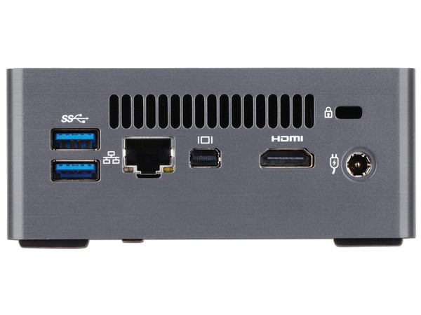 Mini Computadora Gigabyte PC BRIX:
Procesador Intel Core i3 6100U (2.3 GHz),
Soporta RAM de hasta 16GB DDR3L,
Puerto de Almacenamiento para 2.5”, 7 mm,
Red 802.11b/g/n,
No incluye Sistema Operativo.