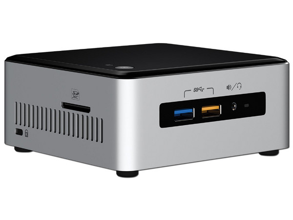 Mini Computadora Intel NUC Kit NUC6i5SYH,
Procesador Intel Core i5 6260U (hasta 2.9 GHz),
Soporta hasta 32 GB SODIMM DDR4, Soporta D.D. de 2.5