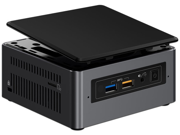 Mini Computadora Intel NUC BOXNUC7I3BNH,
Procesador Intel Core i5-7260U (hasta 3.40 GHz),
Soporta hasta 32 GB SODIMM DDR4, Soporta D.D. de 2.5