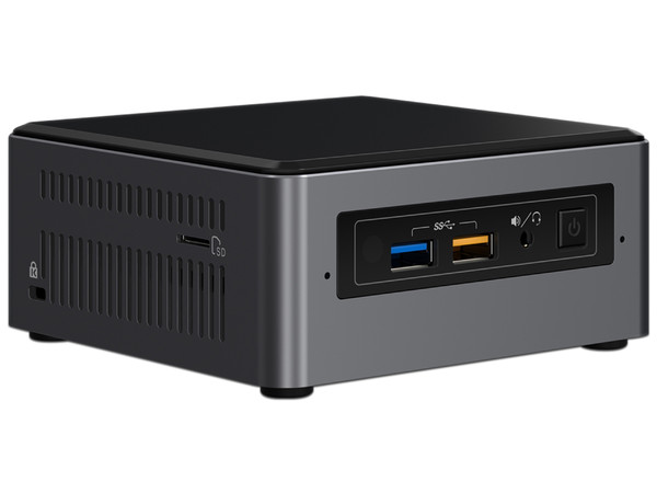 Mini Computadora Intel NUC BOXNUC7I3BNH,
Procesador Intel Core i5-7260U (hasta 3.40 GHz),
Soporta hasta 32 GB SODIMM DDR4, Soporta D.D. de 2.5