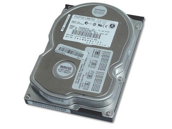 Disco Duro FUJITSU de 20GB, Interfase IDE, 5400 RPM, 9.5 ms avg. seek