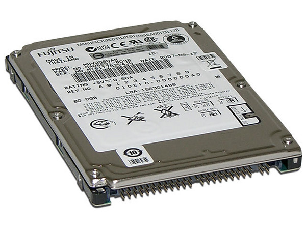 Disco Duro para Laptop Fujitsu de 80GB, IDE, 5400 RPM