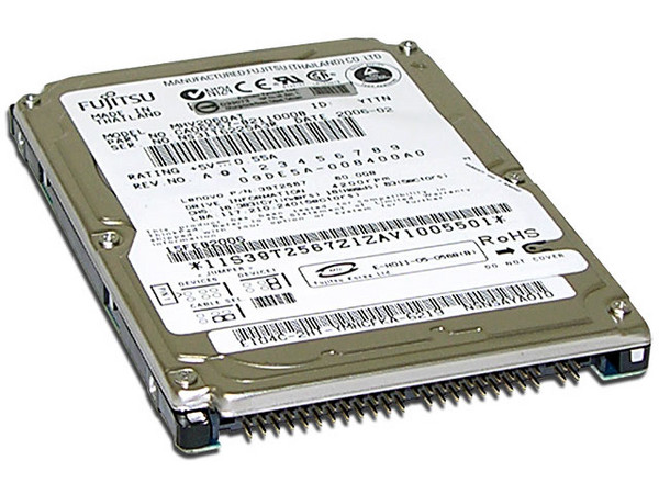 Disco Duro Fujitsu de 60GB, 4200 RPM, IDE para Laptop