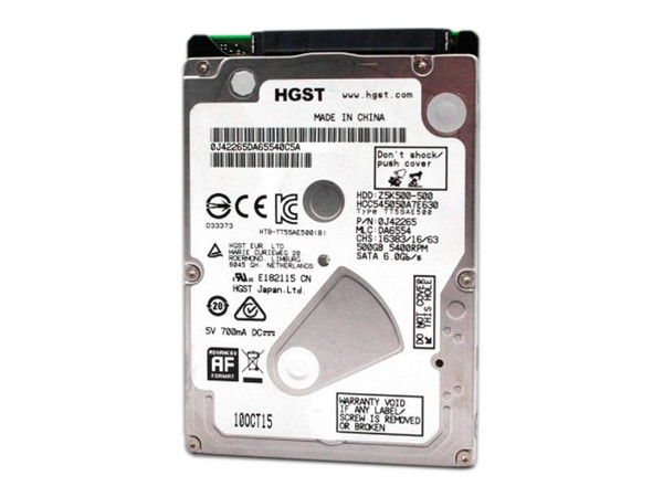 Disco Duro Hitachi CinemaStar Z5K500 de 500GB, Caché 32MB, 5400 RPM, SATA III (6.0 Gb/s).