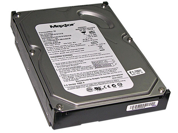 Disco Duro MAXTOR de 80GB, IDE a 7200RPM