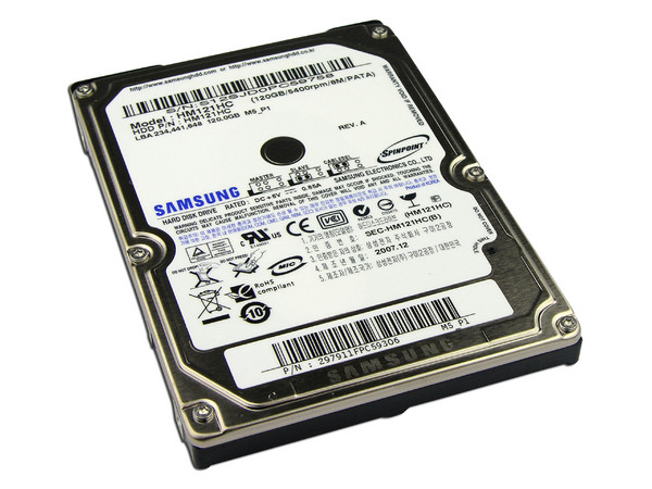 Disco Duro para Laptop Samsung de 120GB, 5400 RPM, IDE