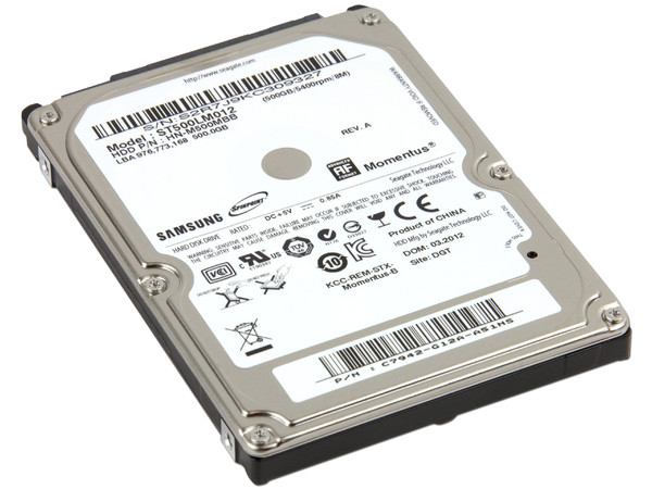 Disco Duro para Laptop Samsung de 500GB, Caché 8MB, 5400 RPM, SATA II
