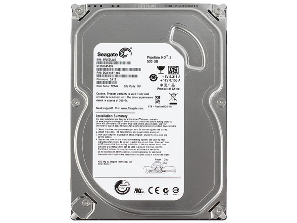 Disco Duro Seagate  de 500GB, Caché 16MB, 5900 RPM, SATA II (3.0 Gb/s), New Pull.