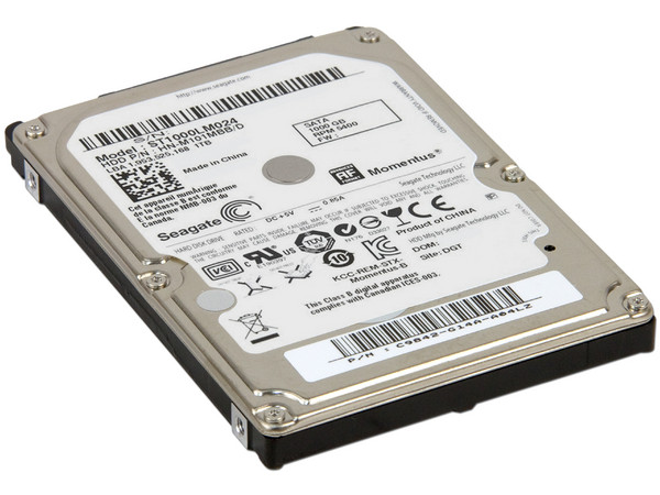 Disco Duro para Laptop Seagate de 1 TB, Caché 8MB, 5400 RPM, SATA II.