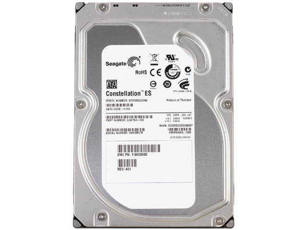 Disco Duro Seagate Constellation ES 1TB, Caché 128MB, 7200 RPM, SATA III (6.0 Gb/s). New Pull