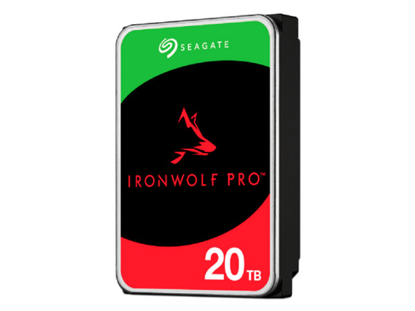 Disco Duro Interno Seagate IronWolf Pro 3.5 de 20TB, Caché 256MB, 7200 RPM ,SATA III (6.0 Gb/s).