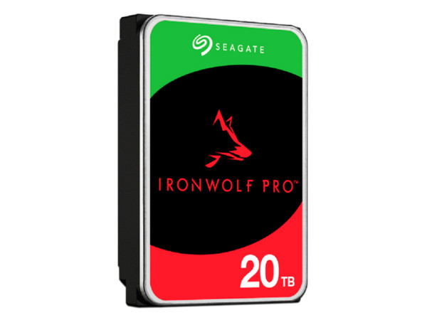 Disco Duro Interno Seagate IronWolf Pro 3.5 de 20TB, Caché 256MB, 7200 RPM ,SATA III (6.0 Gb/s).