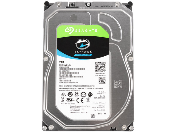 Disco Duro para Videovigilancia Seagate SkyHawk de 2TB, 3.5