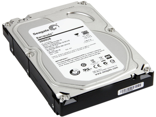 Disco Duro Seagate Barracuda de 3 TB, Caché 64 MB, 7200 RPM, SATA III (6.0 Gb/s)