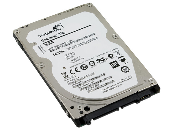 Disco Duro para Laptop Seagate Momentus Thin de 500 GB, Caché 16MB, 5400 RPM, SATA II.