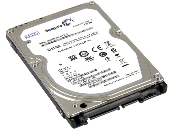 Disco Duro para Laptop Seagate de 320GB, Caché 8MB, 5400 RPM, SATA II.