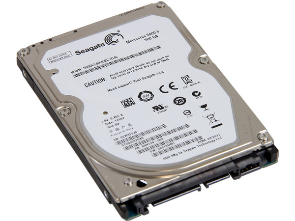 Disco Duro para Laptop Seagate de 500GB, Caché 8MB, 5400 RPM, SATA II.