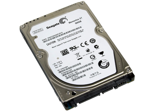 Disco Duro para Laptop Seagate Momentus XT unidad Híbrida de Estado Sólido de 500GB, Caché 32MB, 7200 RPM, SATA II