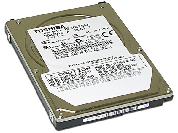 Disco Duro Toshiba 40GB para portátiles