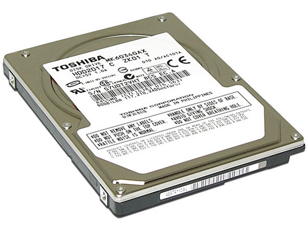 Disco Duro Toshiba 60GB para portátiles