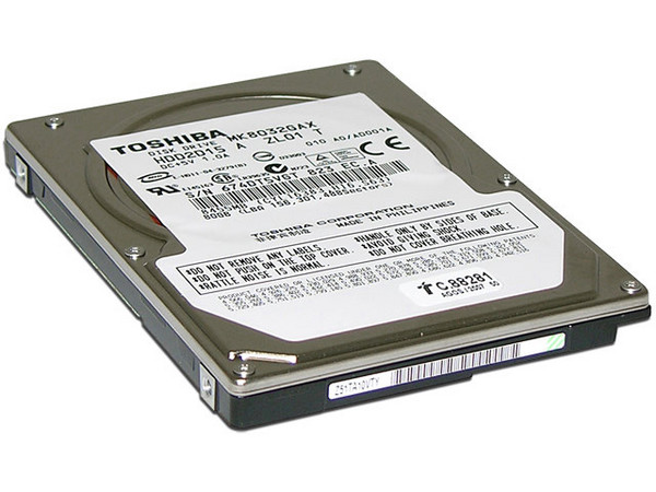 Disco Duro Toshiba 80GB para portátiles