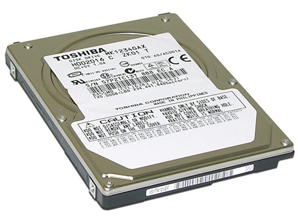 Disco Duro Toshiba 120GB para portátiles 5400RPM, IDE