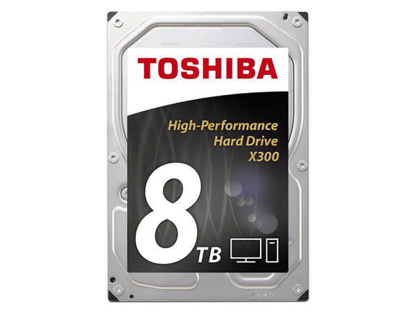 Disco Duro Toshiba x300 de 8TB, 7200 RPM, Caché 128MB, SATA III (6 Gb/s).