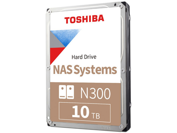 Disco Duro Toshiba N300 de 10TB Compatible con Equipos NAS, 7200 RPM, 3.5