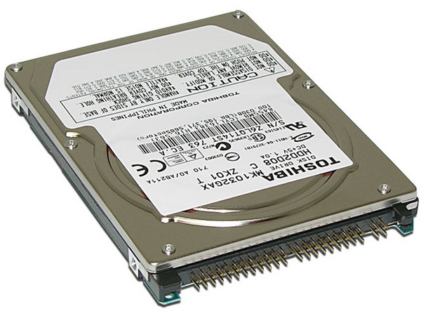 Disco Duro Toshiba 100GB para portátiles 5400RPM, 16MB en Caché.