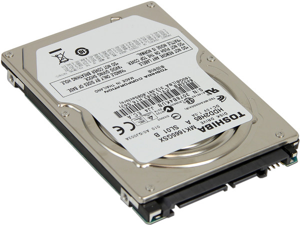 Disco Duro para Laptop Toshiba de 160GB, 5400 RPM, 8MB, SATA II (3 Gb/s). New Pull