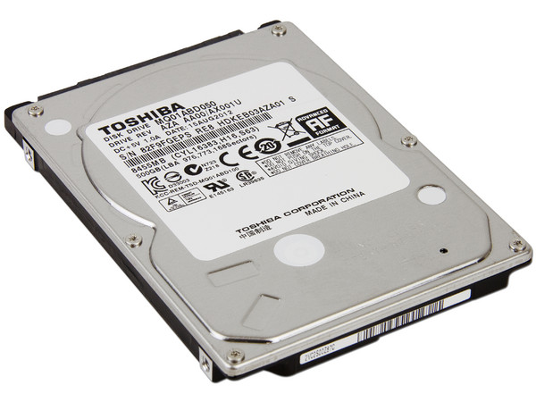 Disco Duro para Laptop Toshiba de 500 GB, Caché 8MB, 5400 RPM, SATA II.