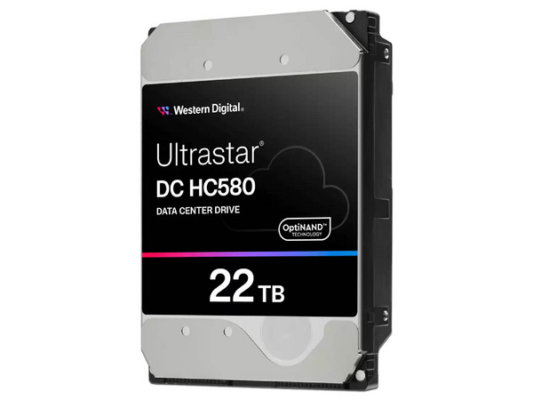 Disco Duro Western Digital Ultrastar DC HC580 de 22TB, 7200 RPM, Caché 512MB, SATA III (6.0 Gb/s).
